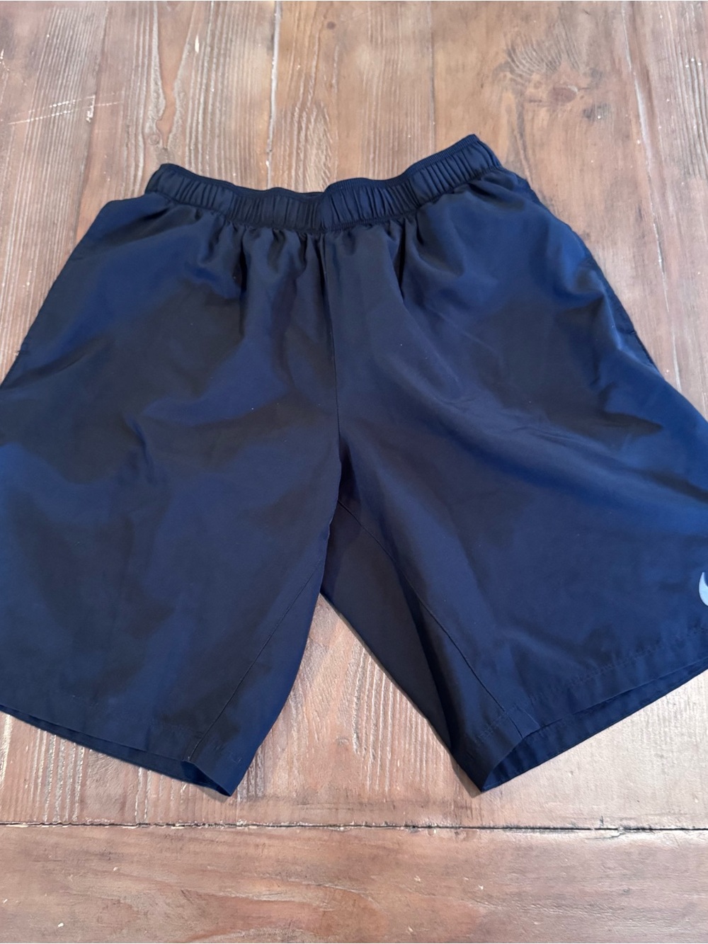 Nike Black Men's Athletic Shorts with Subtle Logo